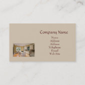 Kitchen Contractor Business Card (Back)