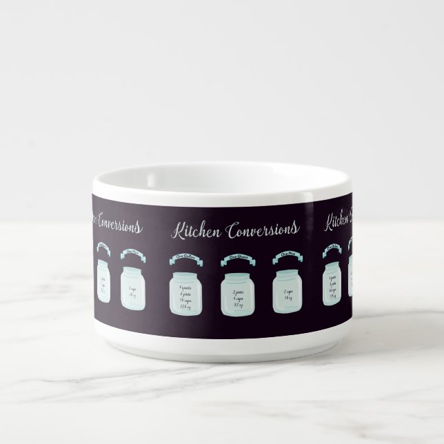Kitchen Conversions Recipe Measurement Chili Bowl (Center)