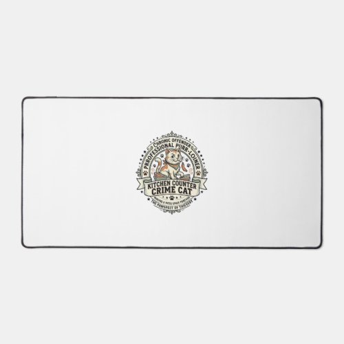 Kitchen Counter Crime Cat Kitchen Counter Crime Ca Desk Mat
