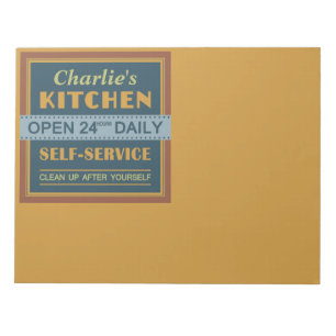 Kitchen – custom name – notepad