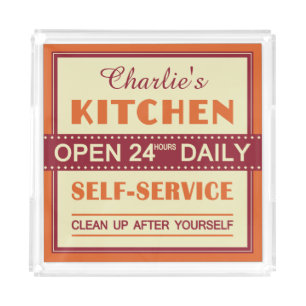 Kitchen – custom name – trays