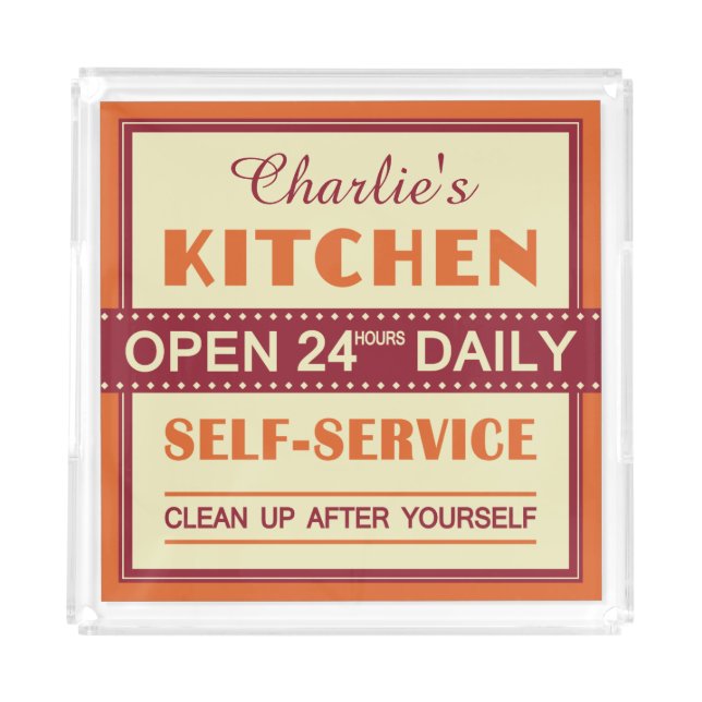 Kitchen – custom name – trays (Front)