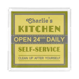 Kitchen – custom name – trays