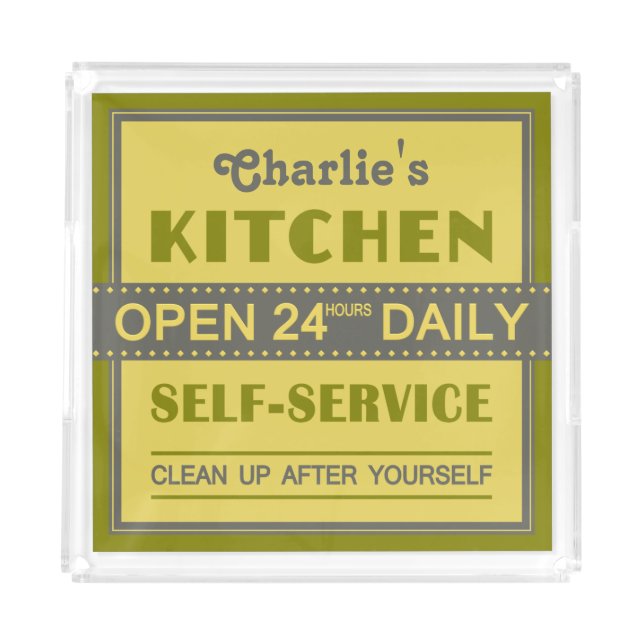 Kitchen – custom name – trays (Front)