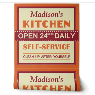 Kitchen – custom name – wallpaper
