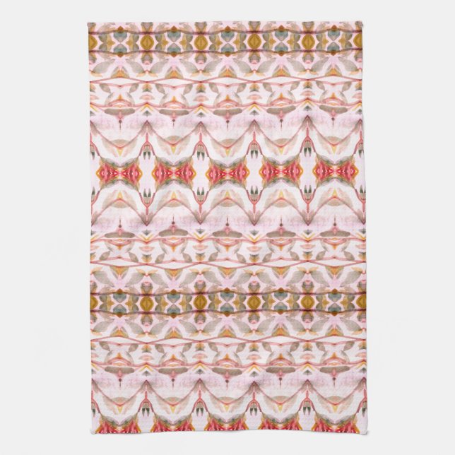 Kitchen Decor in Red Rose and Teal Towel (Vertical)
