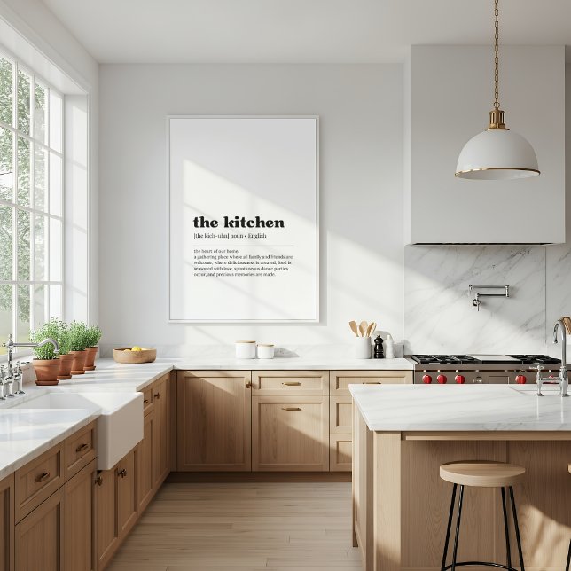 Kitchen Definition Poster | Dictionary Style (Creator Uploaded)