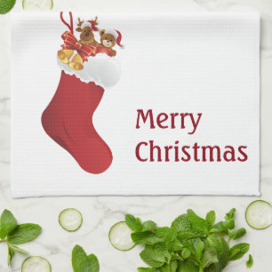 Kitchen Dish Towel, Christmas Design, Home Goods Towel