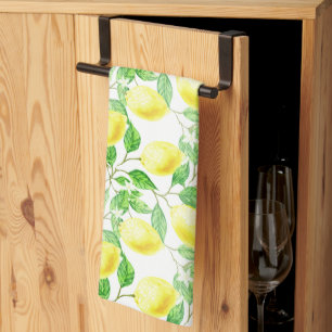 Kitchen Dish Towel-Lemons Towel