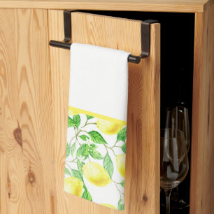 Kitchen Dish Towel-Lemons Towel
