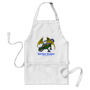 Kitchen dragon funny apron