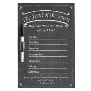 Kitchen Dry Erase Board Fruit of the Spirit #2