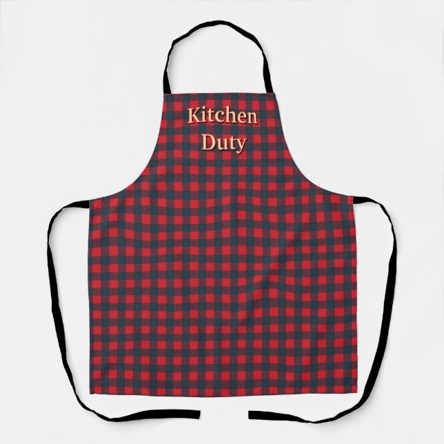 Kitchen Duty  Apron (Front)