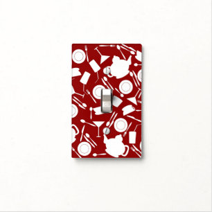 Kitchen Elements Pattern Light Switch Cover