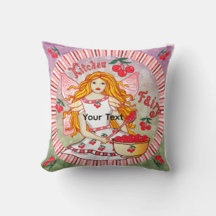 Kitchen Fairy Throw Pillow