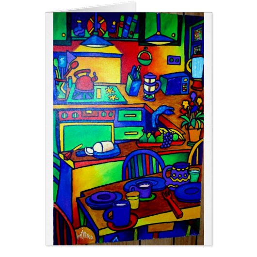 Kitchen Fantasy by Piliero Cards (Front)