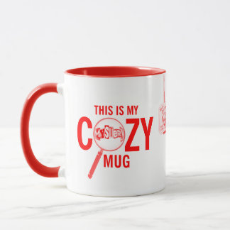 Kitchen Fatty Cozy Mystery Mug Diner Red