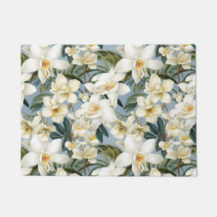Kitchen Floor Mat Elegant Orchids