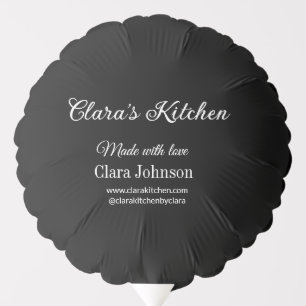 kitchen food chef add restaurant cater name detail balloon