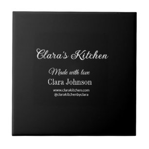 kitchen food chef add restaurant cater name detail ceramic tile
