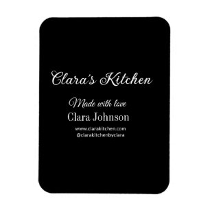 kitchen food chef add restaurant cater name detail magnet