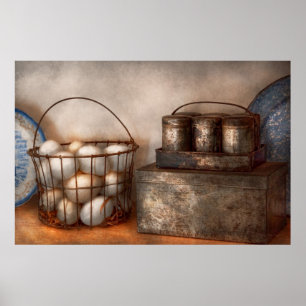 Kitchen - Food - Eggs - Fresh this morning Poster