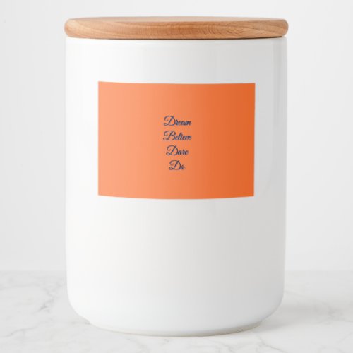 Kitchen Food Storage Canister Sticker Set