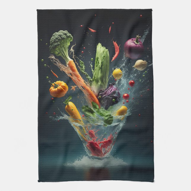 Kitchen Food Vegetable Kitchen Towel (Vertical)
