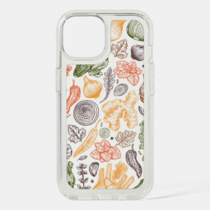 Kitchen Garden Vegetable Pattern iPhone 15 Case