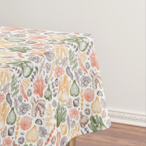 Kitchen Garden Vegetable Pattern Tablecloth