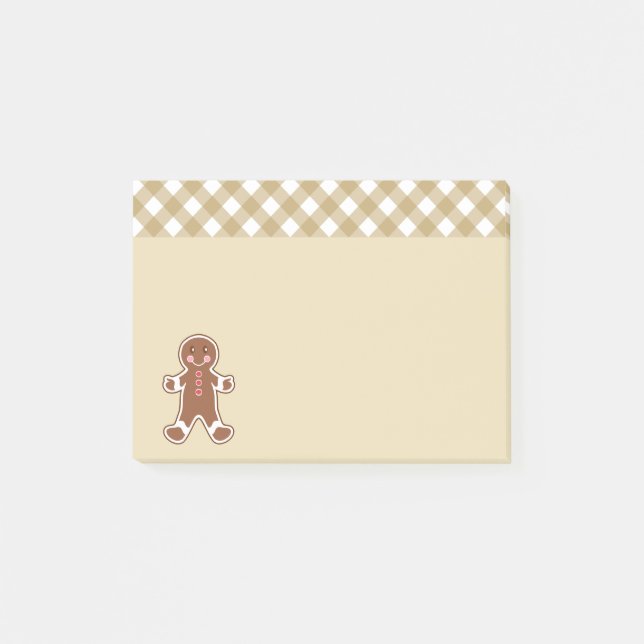 Kitchen Gingerbread Post It Notes Gift (Front)