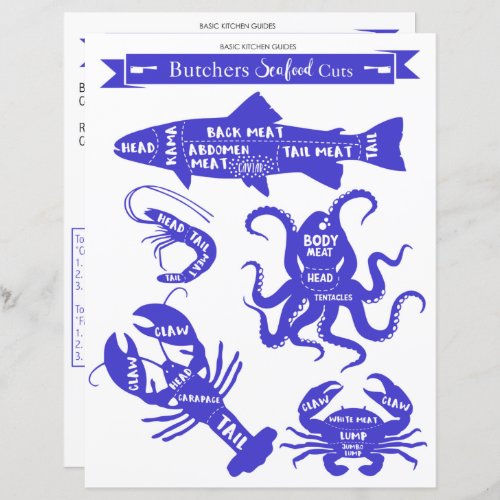 Kitchen Guide  Butchers Seafood Cuts