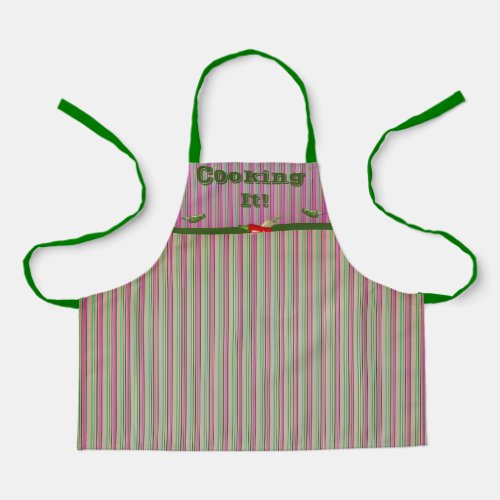 Kitchen Helper Baking Hot Peppers Apron