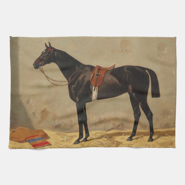 kitchen horse decor horse themed kitchen items towel (Horizontal)