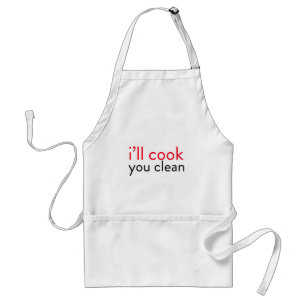 Kitchen Humor - I'll cook.You Clean Adult Apron
