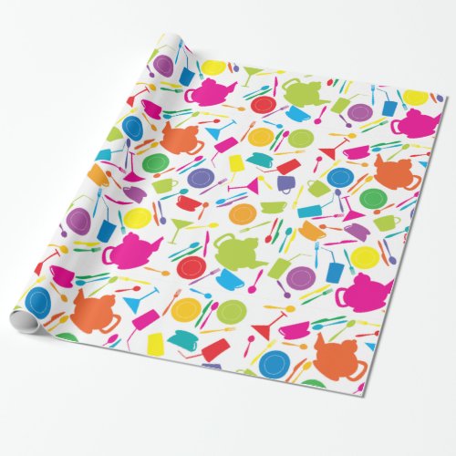 Kitchen Items Wrapping Paper