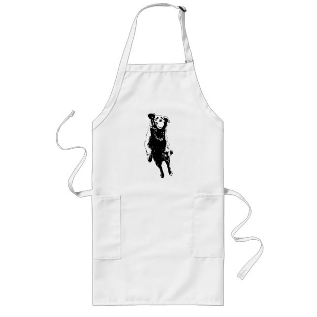 Kitchen jump cheer long apron (Front)