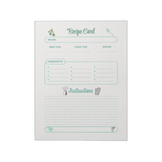 Kitchen Keepsakes Your Treasured Recipes Notepad
