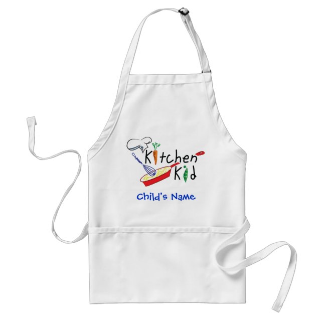 Kitchen Kid Personalized Apron (Front)