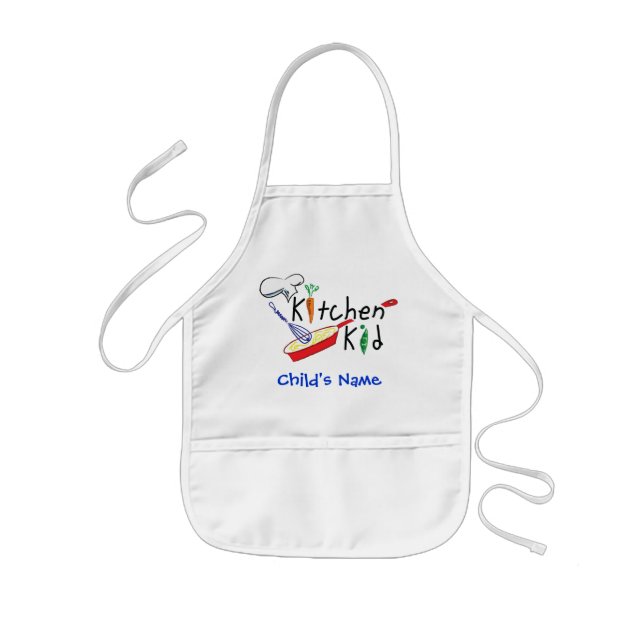 Kitchen Kid Personalized Apron (Front)