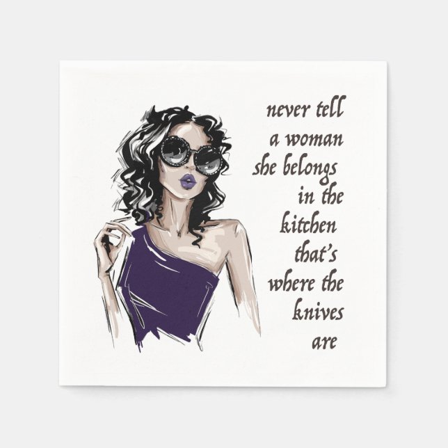 Kitchen Knives belong Napkins (Front)