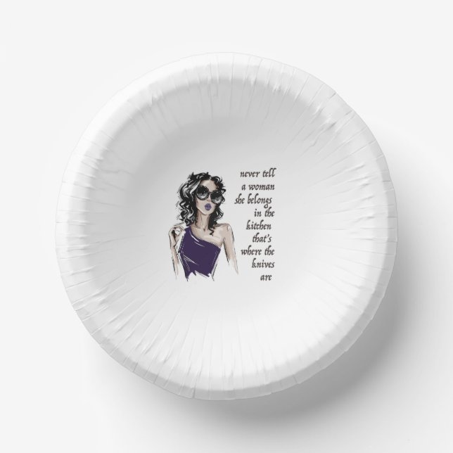 Kitchen Knives belong  Paper Bowls (Front)