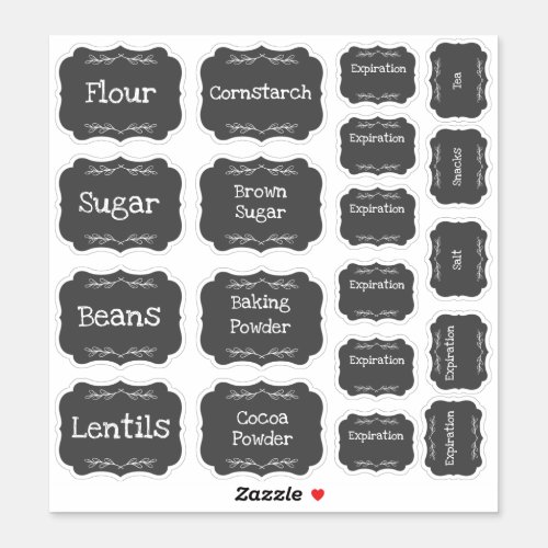 Kitchen Labels Pantry Labels Editable