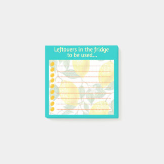 Kitchen Leftovers in the Fridge Reminder Post-it Notes