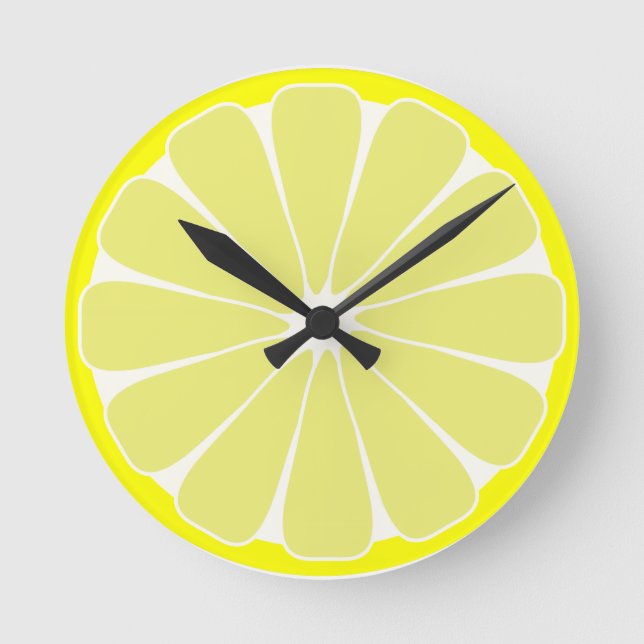 Kitchen Lemon Fruit Wall Clock Gift (Front)