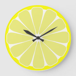 Kitchen Lemon Fruit Wall Clock Gift