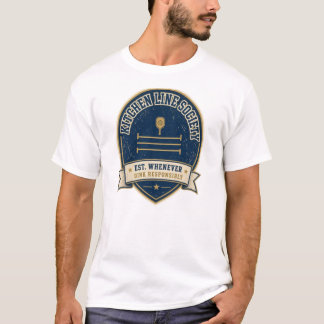 Kitchen Line Society Pickleball Badge – Dink Humor T-Shirt