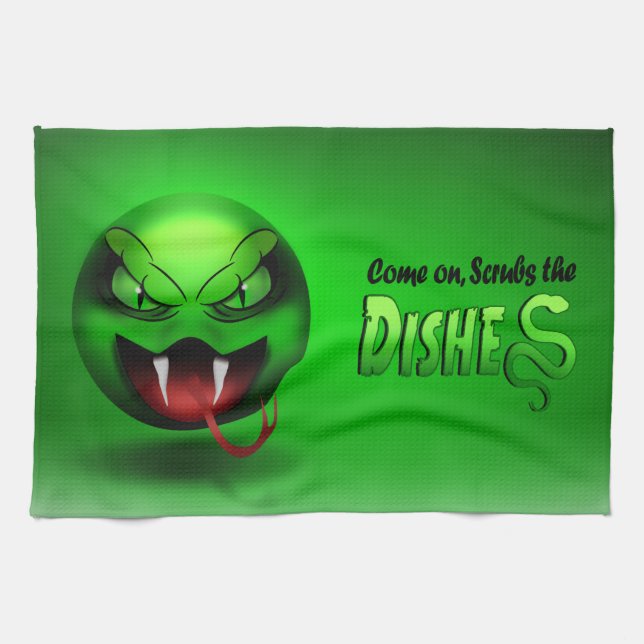 Kitchen Linen Snakemoji Towel (Horizontal)