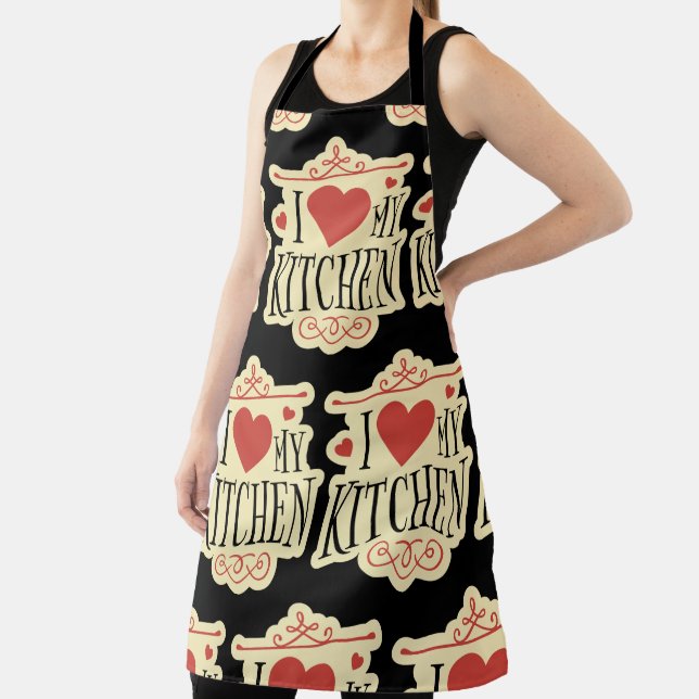 Kitchen Love: Embrace the Joy of "I Love My Kitche Apron (Insitu)