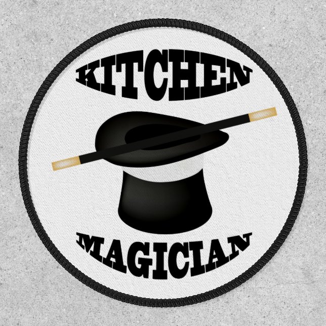 Kitchen Magician Chef Cook Patch (Front)